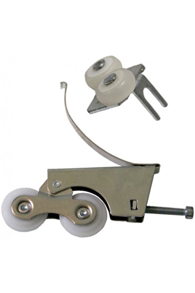 Görkem Ray Kapak Tekeri Çiftli Alüminyum Sürgülü Dolap Kapak Çift Tekerli 2 Adet