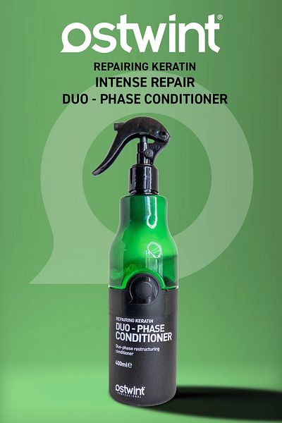 Ostwint Duo-phase Conditioner With Keratin For Shiny And Strengthened Hair - 400ml