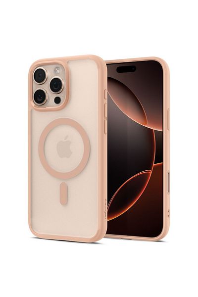 Spigen Husă pentru iPhone 16 Pro - Spigen Ultra Hybrid T MagSafe - Frost Rose Titanium