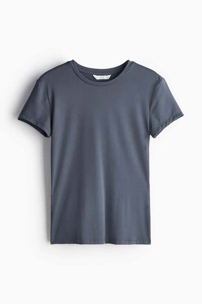 H&M Fitted microfibre T-shirt