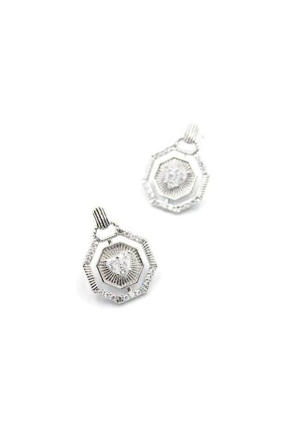 PRATİKOBA Jewelled Earrings - Silver