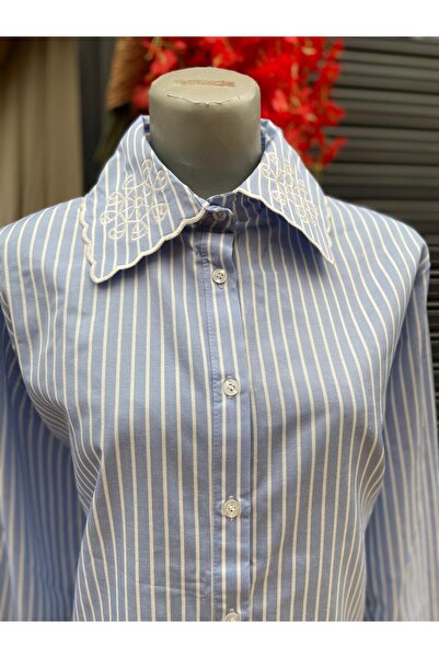 Bahrem EMBROIDERY DETAILED SHIRT