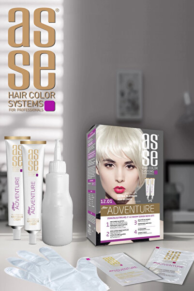 asse Permanent Hair Dye 12.01 Extra Ashy Platinum 50 50ml