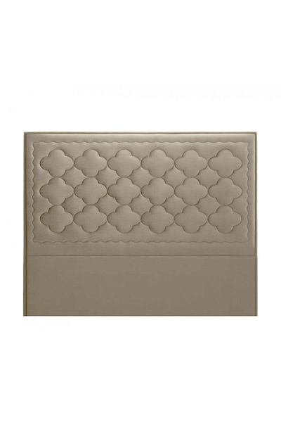 soufa dibaj H225 | Velvet headboard - Brown - 140x200 cm