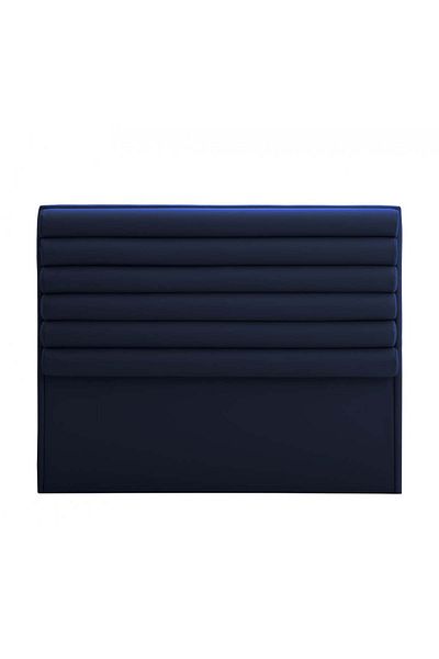 soufa dibaj H115 | Velvet headboard - Dark Blue