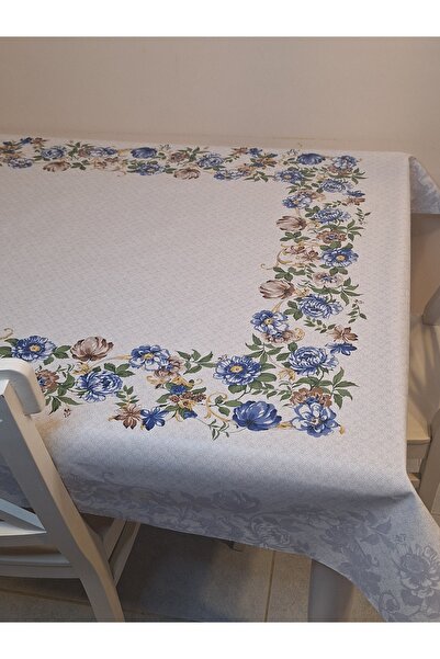 Başak Ev Tekstili DORA PANO Elyaf Tabanlı Pvc Muşamba - Desenli Silinebilir 115 X 140 Hazır Masa Örtüsü