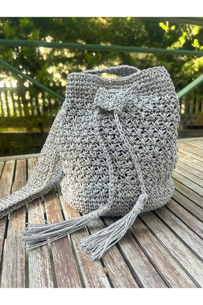NapaDesignArt El Yapımı Hasır Çanta / El Örgüsü Çanta / Örgü Çanta / Yazlık Ç...