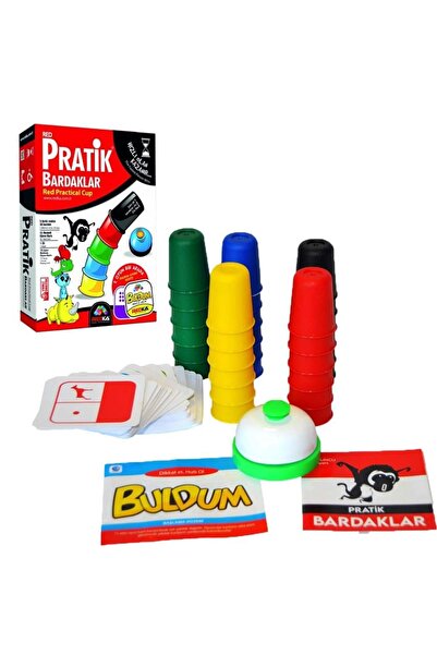 ÇEŞİT SEPETİM Erkek Çocuk Oyuncak Pratik Bardaklar Buldum Oyun Hediyeli Eğitici Oyuncak Kız Çocuk Eğitici Oyuncakl