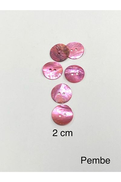 karantuhafiye Button / Colorful Button / Set of 6 / Pink
