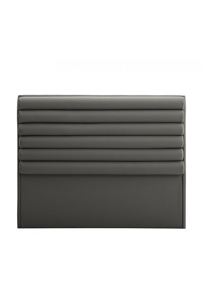 soufa dibaj H115 | Velvet headboard - Dark Grey