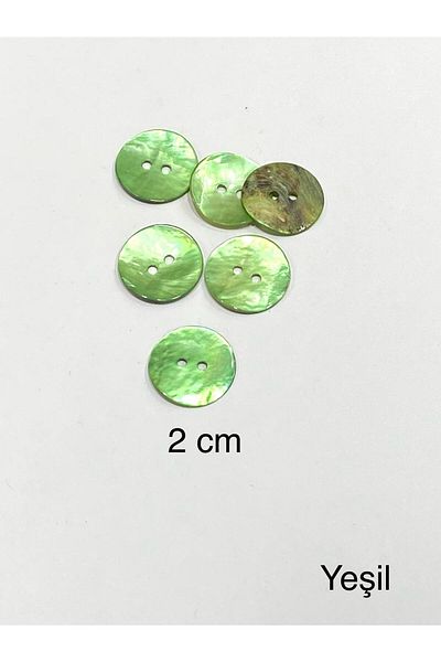 karantuhafiye Button / Colorful Button / Set of 6 / Green