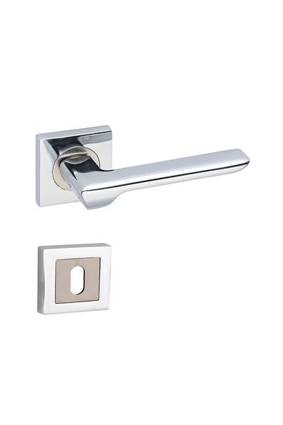EYMEN YAPI Arpat Sofia Square Badge Room Door Handle Chrome