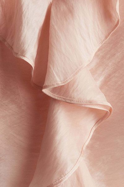 H&M Flounce-trimmed strappy top