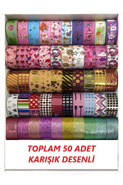 Brons 50 Adet Desenli Bant