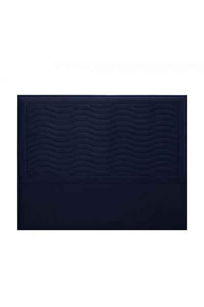 soufa dibaj H191 | Velvet headboard - Dark Blue - 120x200 cm