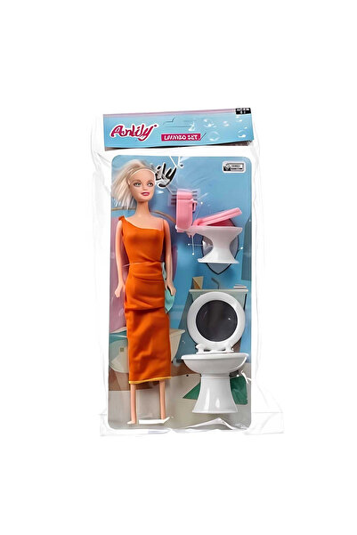 OMZ لعبة طفلة أودا داس أنليلي مع مرحاض في حقيبة 2445 لعبة تعليمية للأولاد