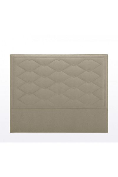 soufa dibaj H187 | Velvet headboard - Brown - 160x200 cm