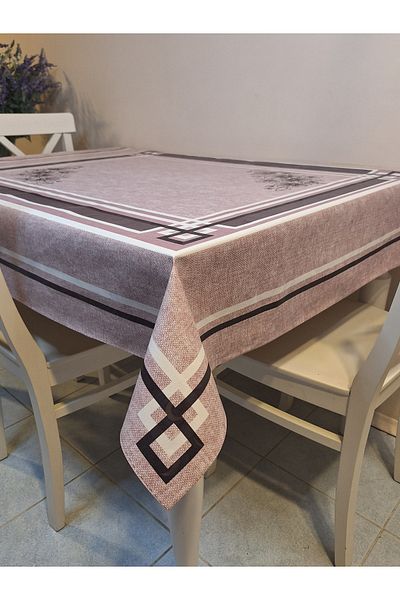Başak Ev Tekstili DORA PANO Pânză uleioasă din PVC pe bază de fibre - Față de masă gata de ștergere cu model 120 X 140