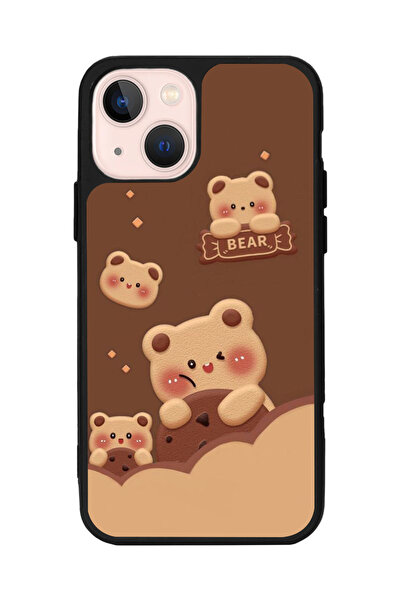 Aksel Kılıf متوافق مع هاتف Apple iPhone 13، أسود غير لامع، سيليكون ناعم، واقي...