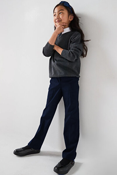 BARLİZ Pantaloni de trening pentru fete, din lycra, cu talie înaltă și șiretu...