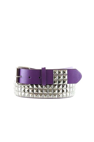 targay metallica style belt with gothic pyramid studs