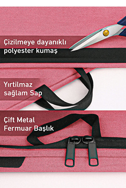 the modawest Organizer 13-14-15,6-16,1 ιντσών Τσάντα υπολογιστή για φορητό υπολογιστή με ιμάντα ώμου