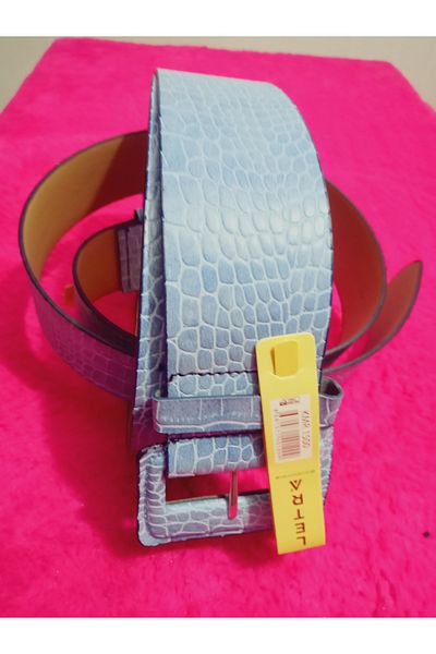 hoaryage Snake Printed Wide, Ζώνη από συνθετικό δέρμα με αγκράφα Μέσο μέγεθος 95 cm Πλάτος 6 CM