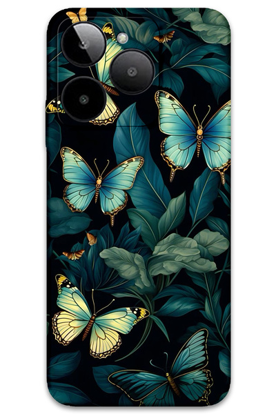 Gramaphone Gm Era 30 Compatible Butterfly Patterned Phone Case + Screen Prote...
