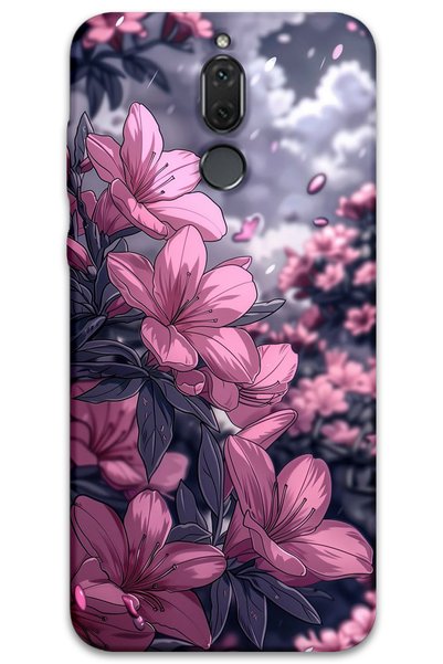 Gramaphone Huawei Mate 10 Lite Compatible Floral Patterned Phone Case + Scree...