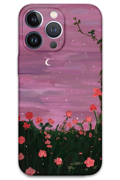 Gramaphone iPhone 13 Pro Compatible Floral Pattern Phone Case + Screen Protec...
