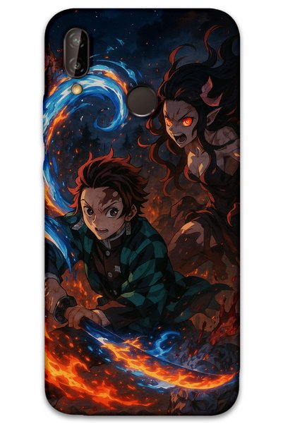 Gramaphone Huawei P20 Lite Compatible Anime Patterned Phone Case + Screen Pro...