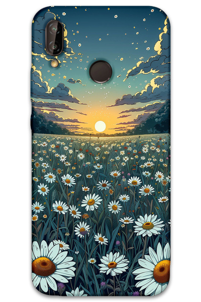 Gramaphone Huawei P20 Lite Compatible Floral Patterned Phone Case + Screen Pr...