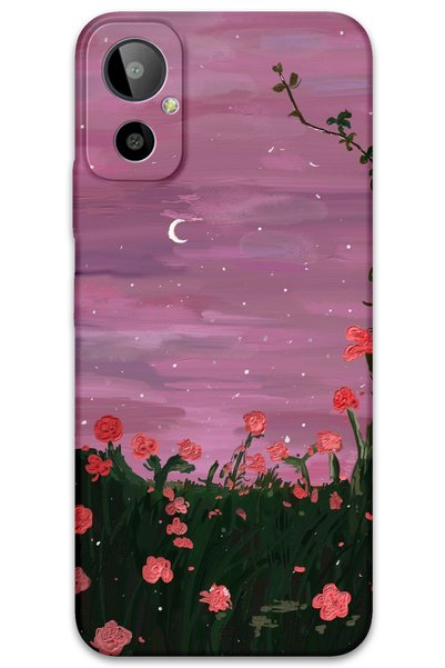 Gramaphone Gm 23 Se Compatible Floral Patterned Phone Case + Screen Protector...