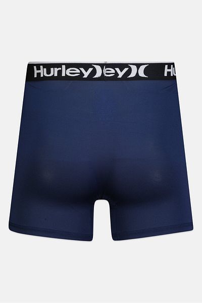 Hurley Men 3 Pcs Brand Logo Boxer Brief Set, Multicolor