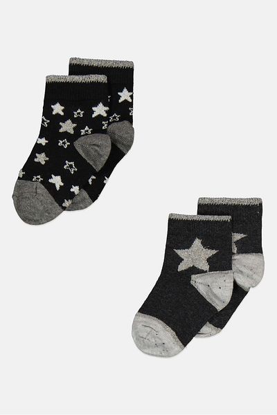 MOTHERCARE Toddlers Boy 2 Pairs Of Crew Socks, Multicolor