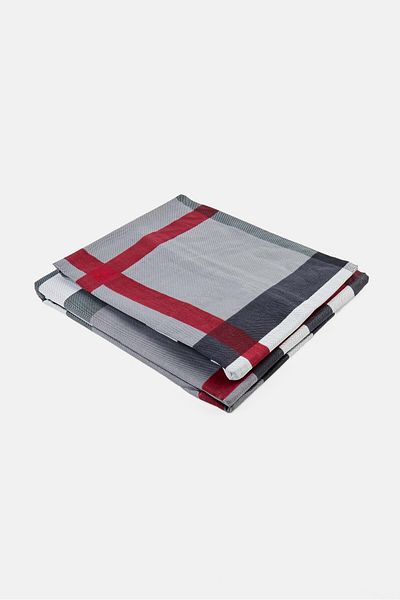 Nautica 3 Pieces Double Checkered Bedsheet, Multicolor