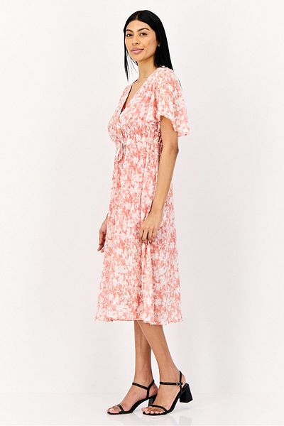 Salsa Women Floral Print Midi Dress, Multicolor