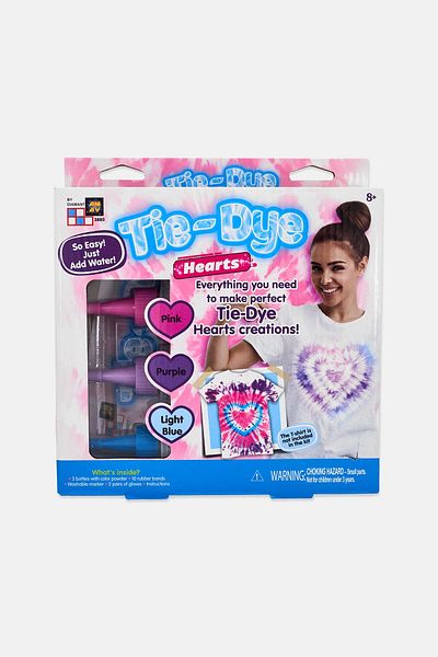 TİE DYE Hearts Diy Tie Dying Kit