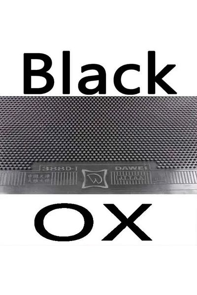 Choice OX NO SPONGE Black Dawei 388D-1 (388D-1,388 D-1) Long Pips-Out Table Tennis (PingPong) Rubber Withou