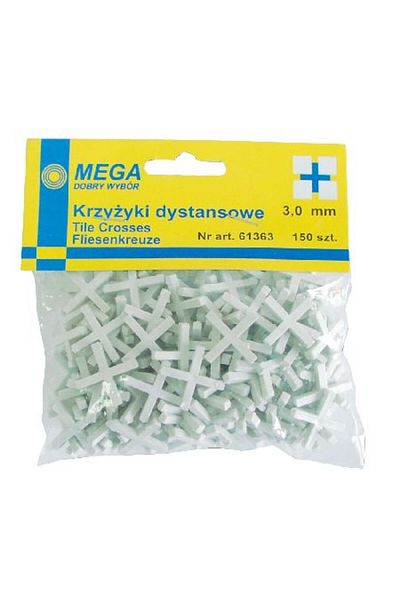 MEGA Cross Type Tile Spacers 6.0Mm, 100/Set