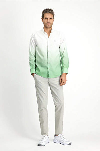 Kiğılı Βαμβακερό πουκάμισο με μακρυμάνικο κανονική εφαρμογή με αθλητικό σχέδιο με κουμπιά γιακά