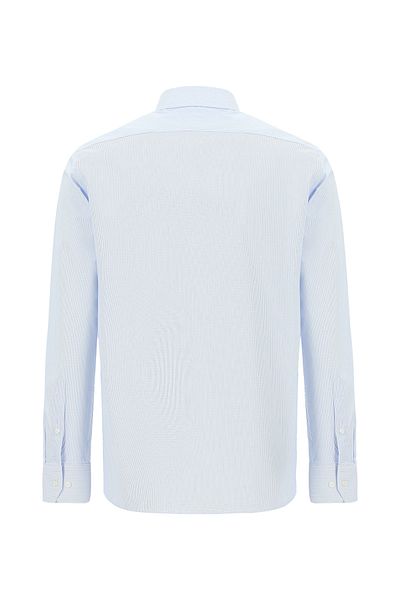 Abdullah Kiğılı Long Sleeve Regular Fit Patterned Cotton Shirt