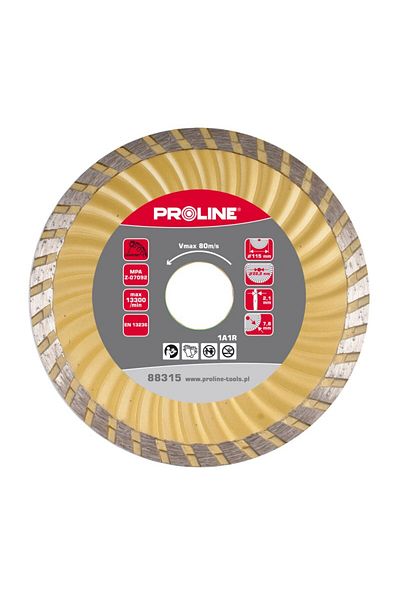PROLINE Turbo Grooved Diamond Disc Super Hard 180Mm