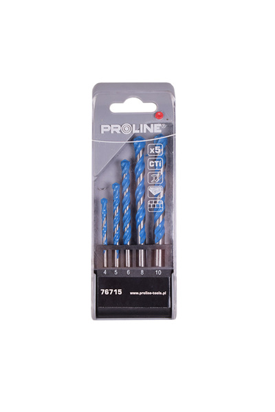 PROLINE Universal Drill Set Vidia-Titanium 4-10Mm - 5P.