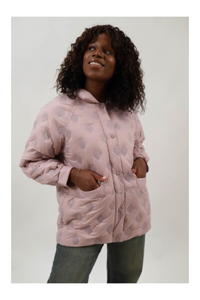 CHANGE OFF GEACA MATLASATA SUBTIRE ASIMETRICA CU BUZUNARE GINEEA Roz S-M