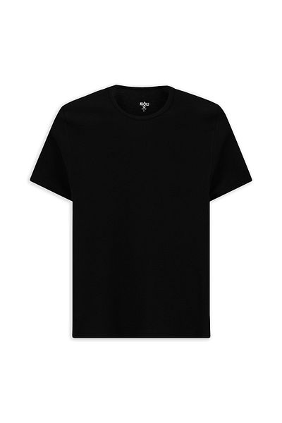 Kiğılı Crew Neck Slim Fit Slim Fit Cotton Ribbed T-Shirt