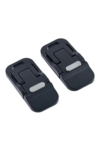 Genel Markalar Mini Tablet-Laptop-Klavye Standı, Bilgisayar Klavyesi Yükseltici Standı, 2 Adet, Siyah, Gri