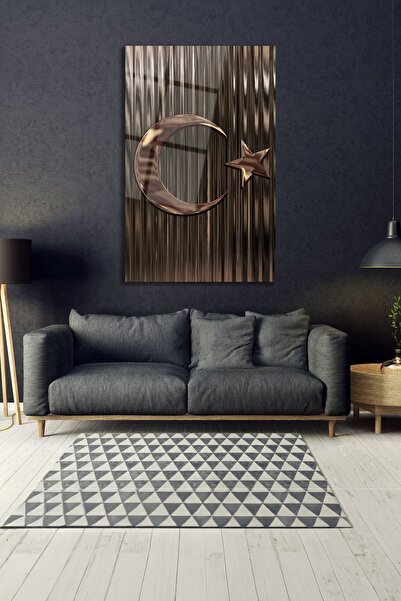 duvarsanatı Türk Bayrağı Dikey Cam Tablo Modern Ev Ofis Salon Hediyelik Büyük Tablo Duvar Dekoru Bayrak