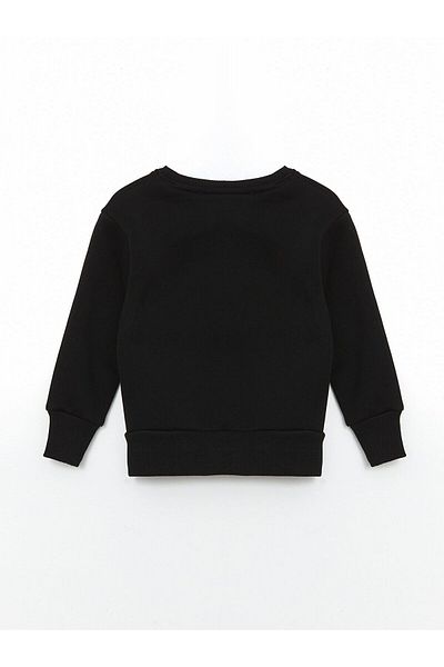 LC Waikiki Crew Neck Printed Girl's Sweatshirt