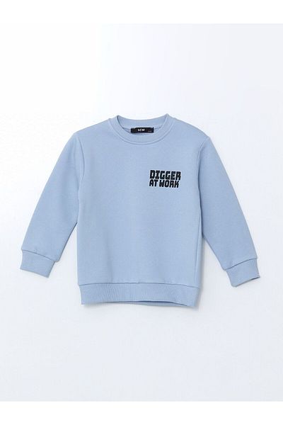 LC Waikiki Crew Neck Printed Boys' Sweatshirt